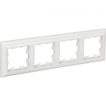 4-местная рамка IEK Brite ру-4-бр белый/белый BR-M42-12-K01 4-местная рамка IEK Brite ру-4-бр белый/белый BR-M42-12-K01