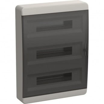 Корпус пластиковый IEK TEKFOR ЩРН-П-54 IP41 черная прозрачная дверь TF5-KP12-N-54-41-K01-K03 Корпус пластиковый IEK TEKFOR ЩРН-П-54 IP41 черная прозрачная дверь TF5-KP12-N-54-41-K01-K03