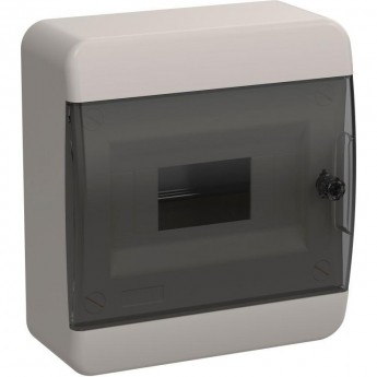 Корпус пластиковый IEK TEKFOR ЩРН-П-8 IP41 черная прозрачная дверь TF5-KP12-N-08-41-K01-K03 Корпус пластиковый IEK TEKFOR ЩРН-П-8 IP41 черная прозрачная дверь TF5-KP12-N-08-41-K01-K03