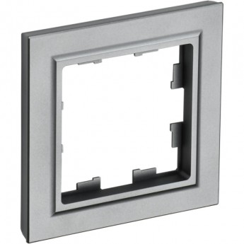 Рамка 1-местная IEK BRITE РУ-1-БрС сталь - BR-M12-K46 Рамка 1-местная IEK BRITE РУ-1-БрС сталь - BR-M12-K46