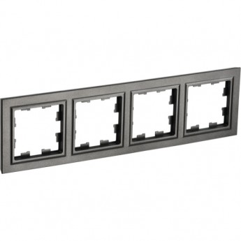 Рамка 4-местная IEK BRITE РУ-4-БрТБ темная бронза - BR-M42-K45 Рамка 4-местная IEK BRITE РУ-4-БрТБ темная бронза - BR-M42-K45