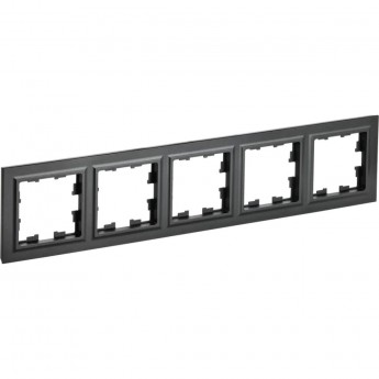Рамка 5-м IEK BRITE РУ-5-БрЧ черная BR-M52-K02 Рамка 5-м IEK BRITE РУ-5-БрЧ черная BR-M52-K02