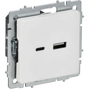 Розетка USB IEK BRITE BR-U22-018-K01 Розетка USB IEK BRITE BR-U22-018-K01