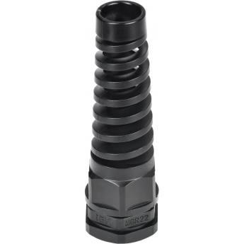 Сальник IEK MGR 22 с гибким отводом d=10-14мм IP68 черный