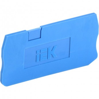 Заглушка IEK для КПИ 3в-1,5/2,5 3 вывода синяя - YZN11D-3-ZGL-002-K07